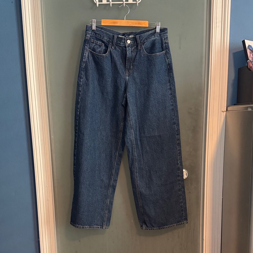 Classic Straight Leg Dark Wash Jeans